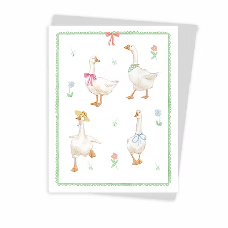 White geese