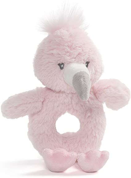 Flamingo Rattle 12"