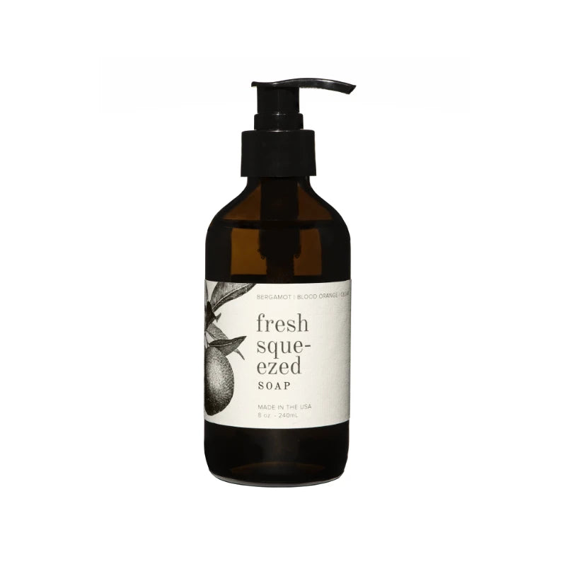 Savon liquide fraîchement pressé