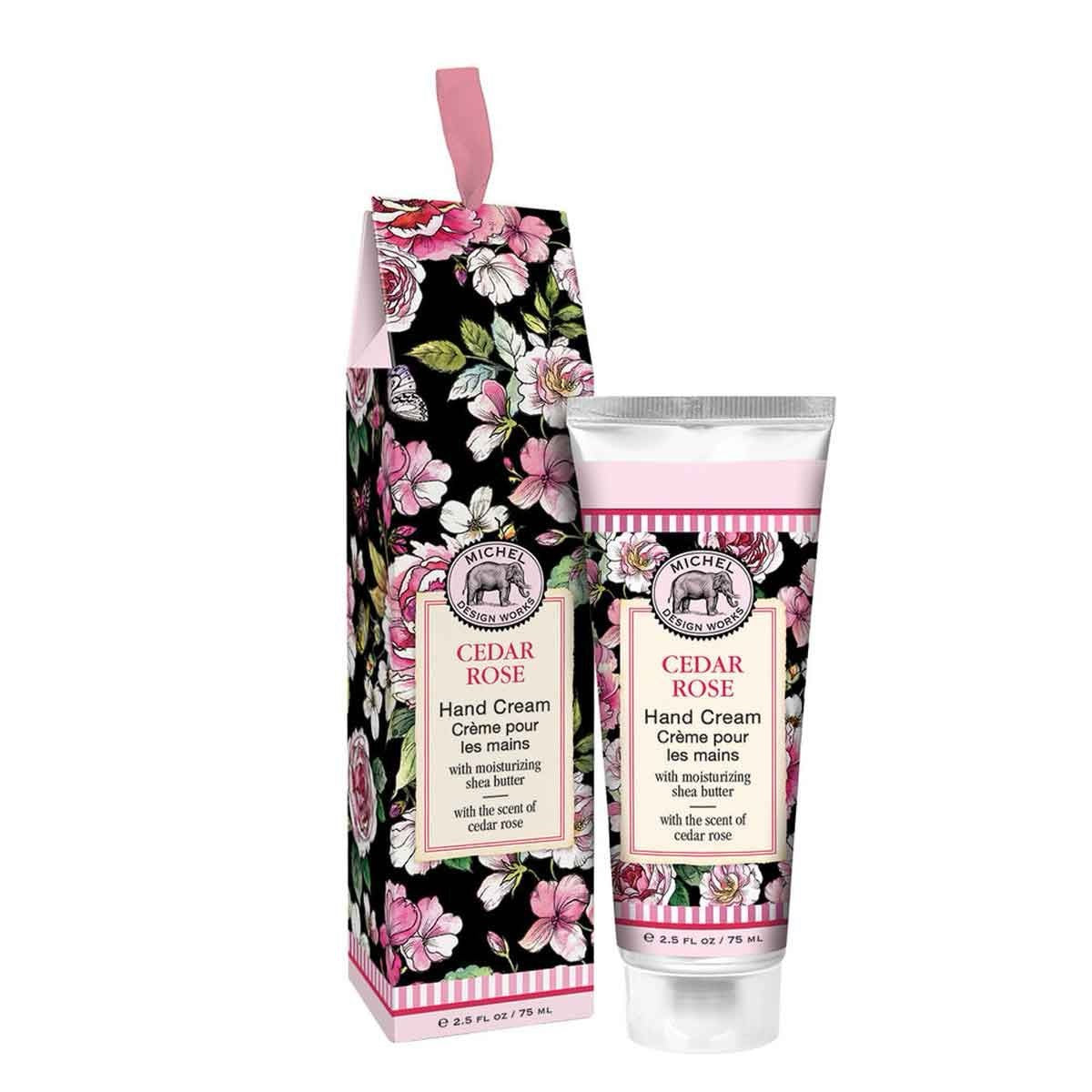 Crème pour les mains au cèdre et à la rose 75 ml