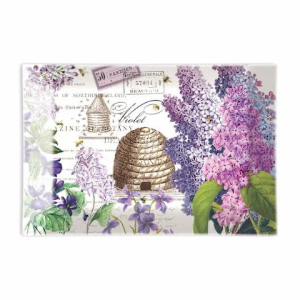 Porte-savon Lilas et violettes