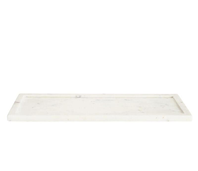 Plateau long en marbre