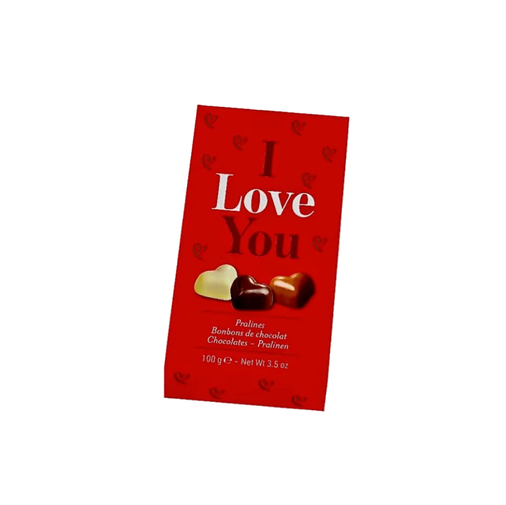 Helmet I Love You Box Chocolate 100g